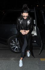 KENDALL JENNER Arives at Her Hotel in Paris 02/27/2017