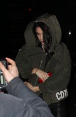 KENDALL JENNER Arrives at Her Hotel in Milan 02/21/2017