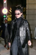 KENDALL JENNER at CDG Airport in Paris 02/27/2017