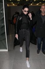 KENDALL JENNER at CDG Airport in Paris 02/27/2017