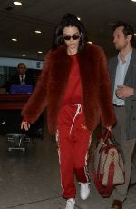 KENDALL JENNER at Heathrow Airport in London 02/18/2017
