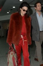 KENDALL JENNER at Heathrow Airport in London 02/18/2017