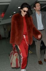 KENDALL JENNER at Heathrow Airport in London 02/18/2017