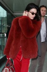 KENDALL JENNER at Heathrow Airport in London 02/18/2017