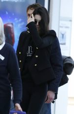 KENDALL JENNER at Heathrow Airport in London 02/21/2017