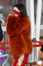KENDALL JENNER at JFK Airport in New York 02/17/2017