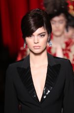 KENDALL JENNER at Moschino Fashion Show at Milan Fashion Week 02/23/2017