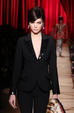 KENDALL JENNER at Moschino Fashion Show at Milan Fashion Week 02/23/2017