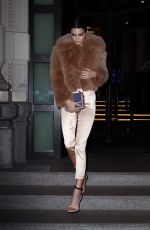 KENDALL JENNER Leaves Her Hotel in Milan 02/23/2017