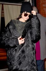 KENDALL JENNER Leaves Mercer Hotel in New York 02/14/2017