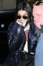 KENDALL JENNER Night Out in New York 02/16/2017