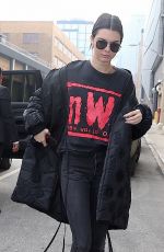 KENDALL JENNER Out and About in New York 02/15/2017