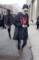 KENDALL JENNER Out and About in New York 02/15/2017