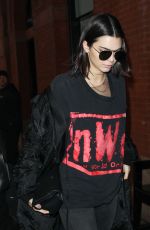 KENDALL JENNER Out and About in New York 02/15/2017