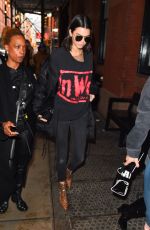 KENDALL JENNER Out and About in New York 02/15/2017