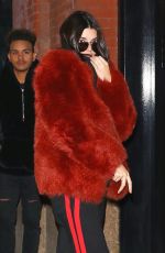 KENDALL JENNER Out for Dinner at Carbone in New York 02/16/2017