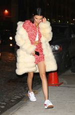 KENDALL JENNER Out for Dinner in New York 02/14/2017