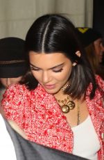 KENDALL JENNER Out for Dinner in New York 02/14/2017