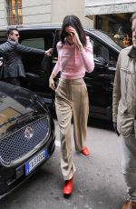 KENDALL JENNER Out in Milan 02/23/2017