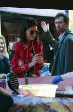 KENDALL JENNER Shopping in Portobello Road Market in Notting Hill 02/18/2017
