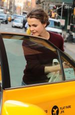 KERI RUSSELL Out and About in New York 02/02/2017