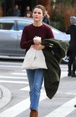KERI RUSSELL Out and About in New York 02/02/2017
