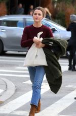KERI RUSSELL Out and About in New York 02/02/2017