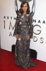 KERRY WASHINGTON ar 48th Naacp Image Awards in Pasadena 02/11/2017