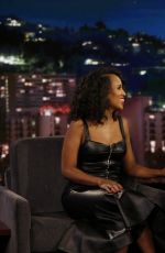 KERRY WASHINGTON at Jimmy Limmel Live 02/09/2017