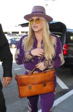 KESHA SEBERT at LAX AIrport in Los Angeles 02/14/2017