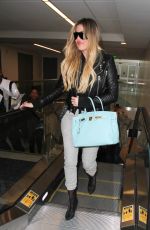 KHLOE KARDASHIAN at Los Angeles International Airport 02/14/2017