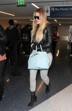 KHLOE KARDASHIAN at Los Angeles International Airport 02/14/2017