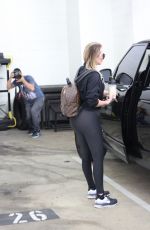 KHLOE KARDASHIAN in Tights Out in Beverly Hills 02/12/2017