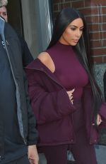 KIM KARDASHIAM Out and About in New York 02/15/2017