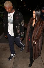 KIM KARDASHIAN and Kanye West Out for Dinner in Los Angeles 02/18/2017