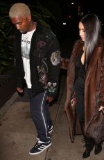 KIM KARDASHIAN and Kanye West Out for Dinner in Los Angeles 02/18/2017