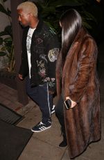 KIM KARDASHIAN and Kanye West Out for Dinner in Los Angeles 02/18/2017