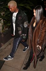 KIM KARDASHIAN and Kanye West Out for Dinner in Los Angeles 02/18/2017