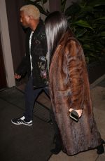 KIM KARDASHIAN and Kanye West Out for Dinner in Los Angeles 02/18/2017