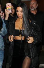 KIM KARDASHIAN and Kanye West Out for Dinner in New York 02/14/2017