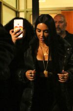 KIM KARDASHIAN and Kanye West Out for Dinner in New York 02/14/2017