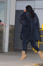 KIM KARDASHIAN Arrives at a Studio in New York 01/31/2017