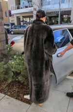KIM KARDASHIAN Out and About in Beverly Hills 02/12/2017