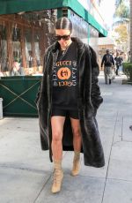 KIM KARDASHIAN Out and About in Beverly Hills 02/12/2017