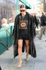 KIM KARDASHIAN Out and About in Beverly Hills 02/12/2017