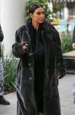 KIM KARDASHIAN Out and About in Calabasas 02/27/2017