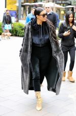 KIM KARDASHIAN Out and About in Calabasas 02/27/2017