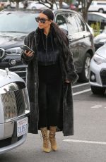 KIM KARDASHIAN Out and About in Calabasas 02/27/2017