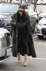 KIM KARDASHIAN Out and About in Calabasas 02/27/2017