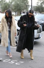 KIM KARDASHIAN Out and About in Calabasas 02/27/2017